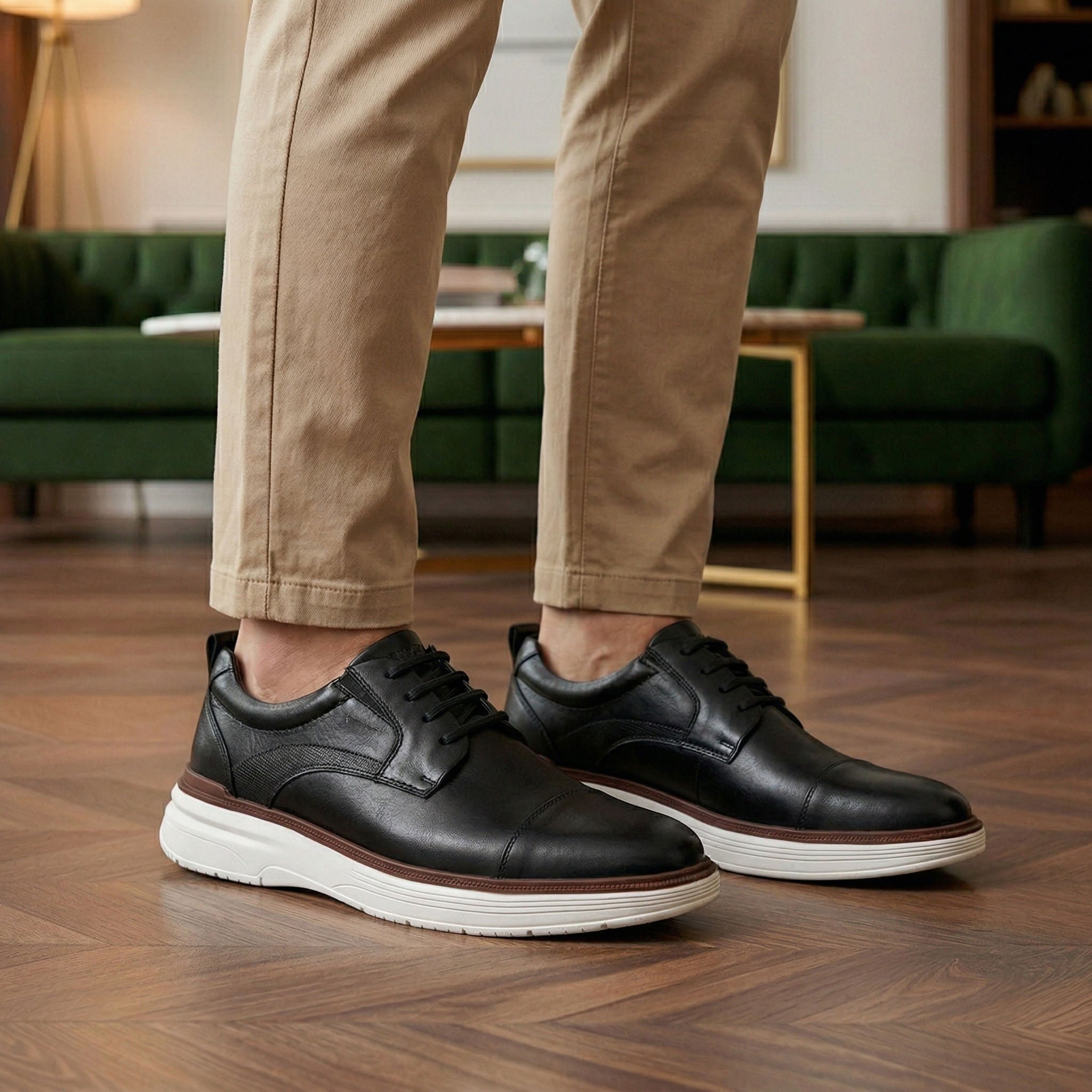 Sapato Masculino de Couro Preto Modena | Ferracini - Image 2