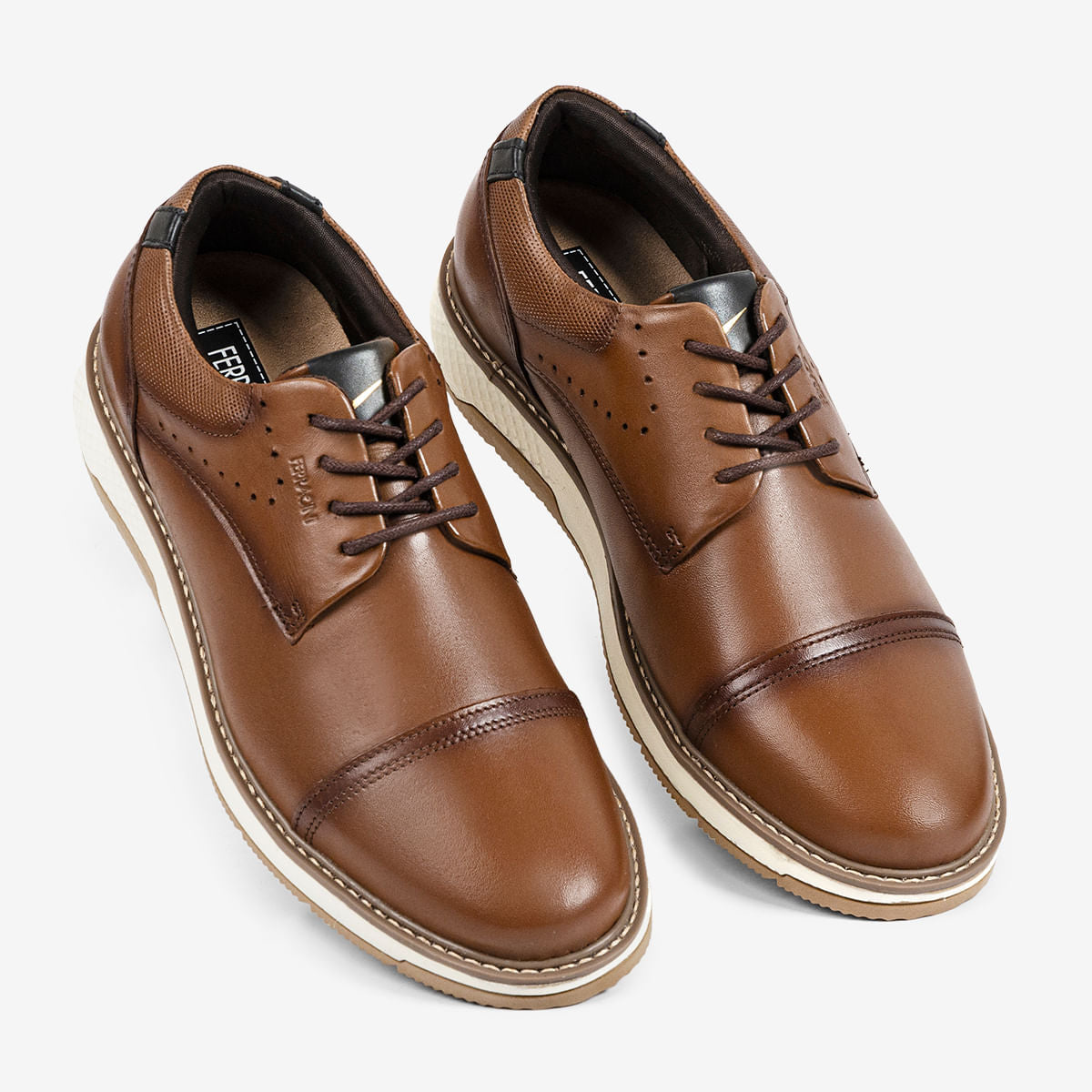 Sapato Masculino de Couro Havana Wembley | Ferracini - Image 3