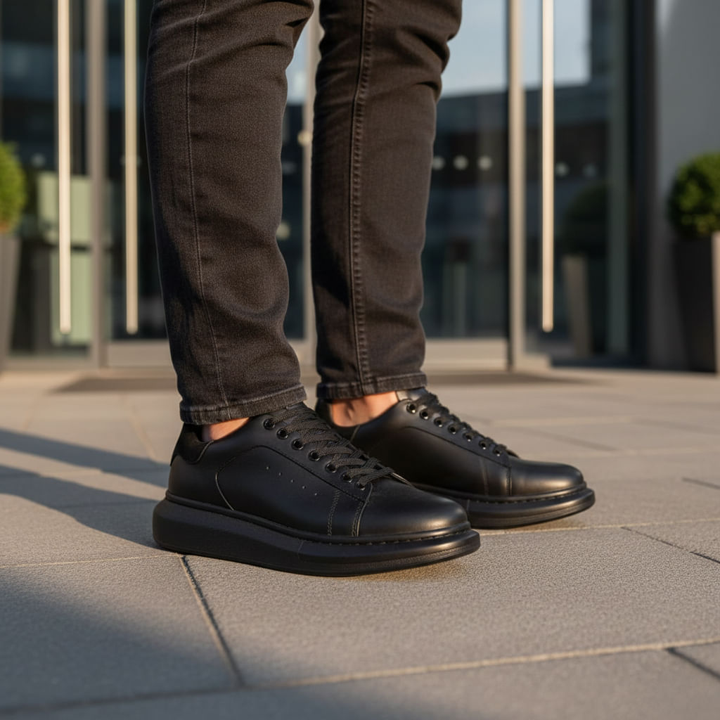 Sneaker Ferracini Masculino Impulse Preto - Image 2