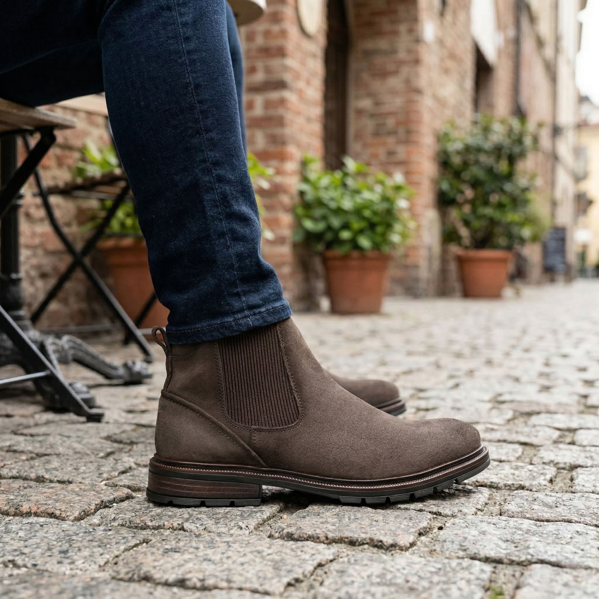 Bota Masculina de Couro Chocolate Columbia - Image 2