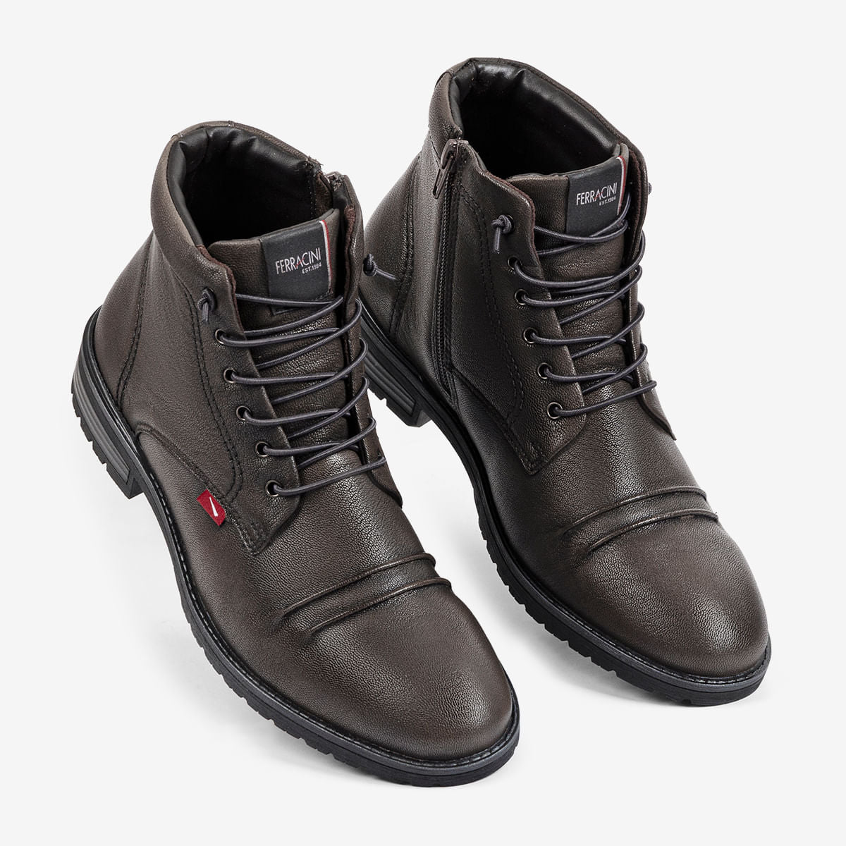 Bota Masculina de Couro Preta Petróleo Bagdá - Image 2