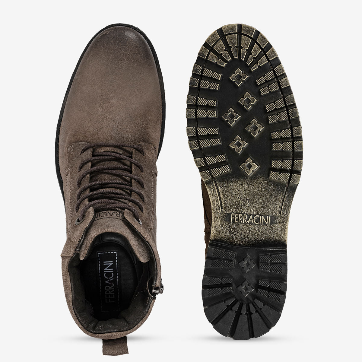 Bota Masculina de Couro Chocolate Cross - Image 3