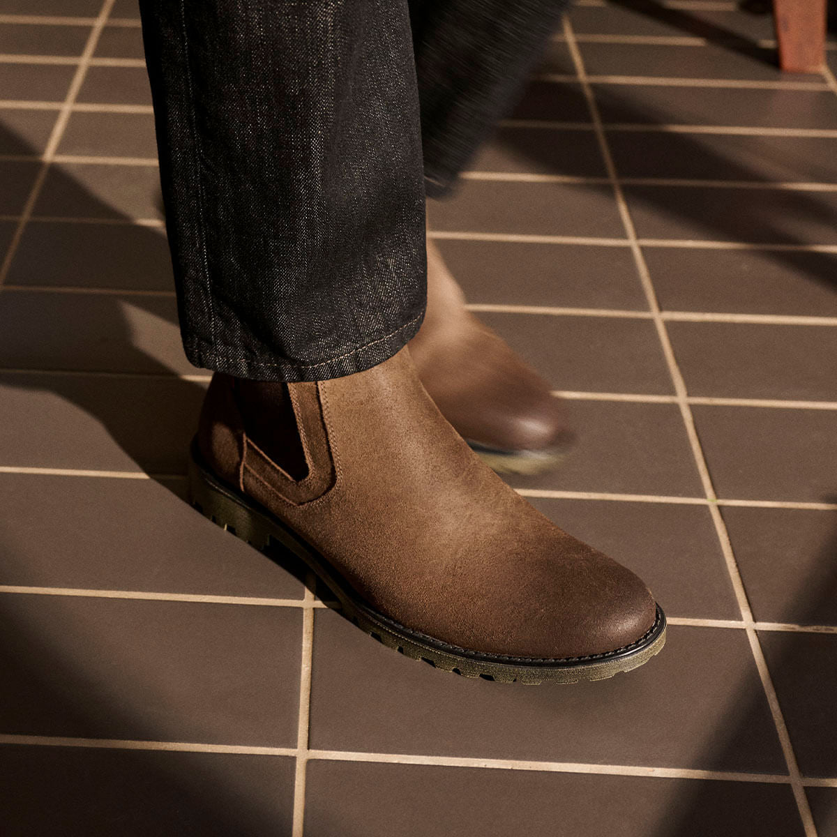 Bota Masculina de Couro Chocolate Cross | Ferracini - Image 2