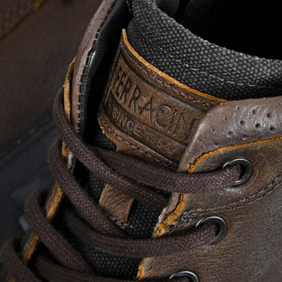 Bota Masculina de Couro Conhaque Cross | Ferracini - Image 4