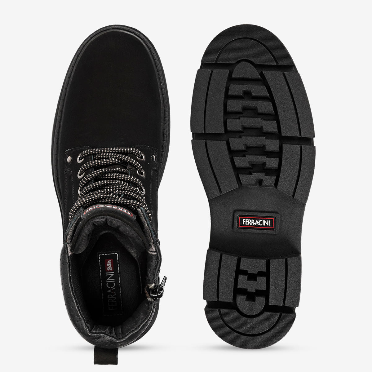 Bota Masculina de Couro Preta Linha Aston | Ferracini - Image 3