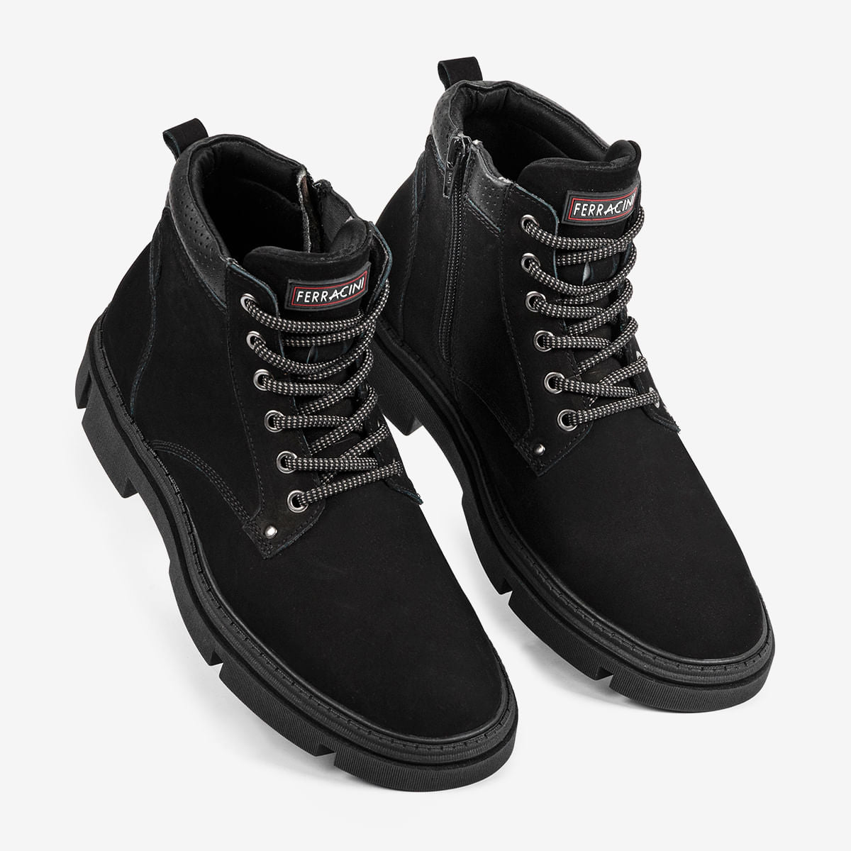 Bota Masculina de Couro Preta Linha Aston | Ferracini - Image 2