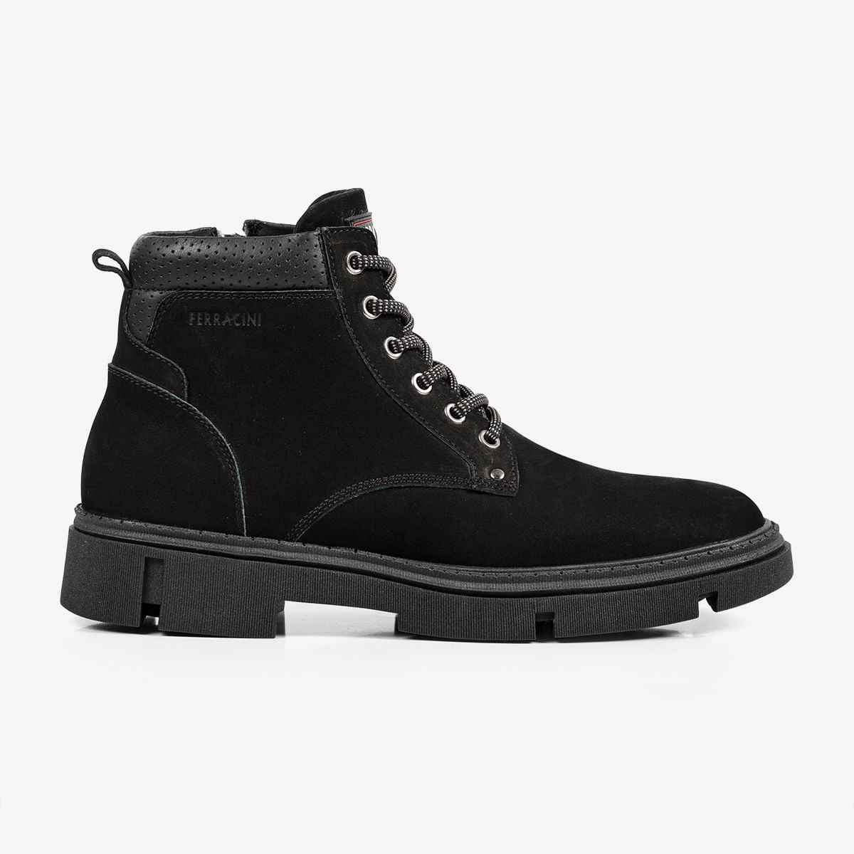 Bota Masculina de Couro Preta Linha Aston | Ferracini