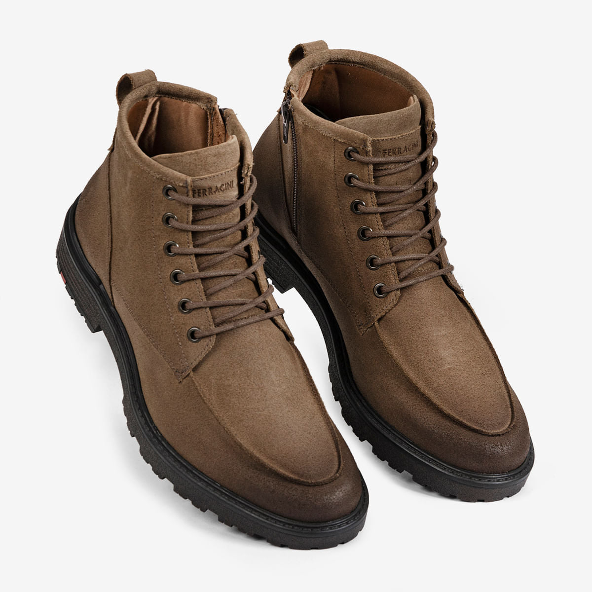 Bota Masculina de Couro Ferrugem Atenas | Ferracini - Image 3