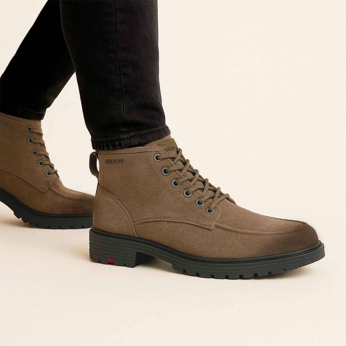 Bota Masculina de Couro Ferrugem Atenas | Ferracini - Image 2