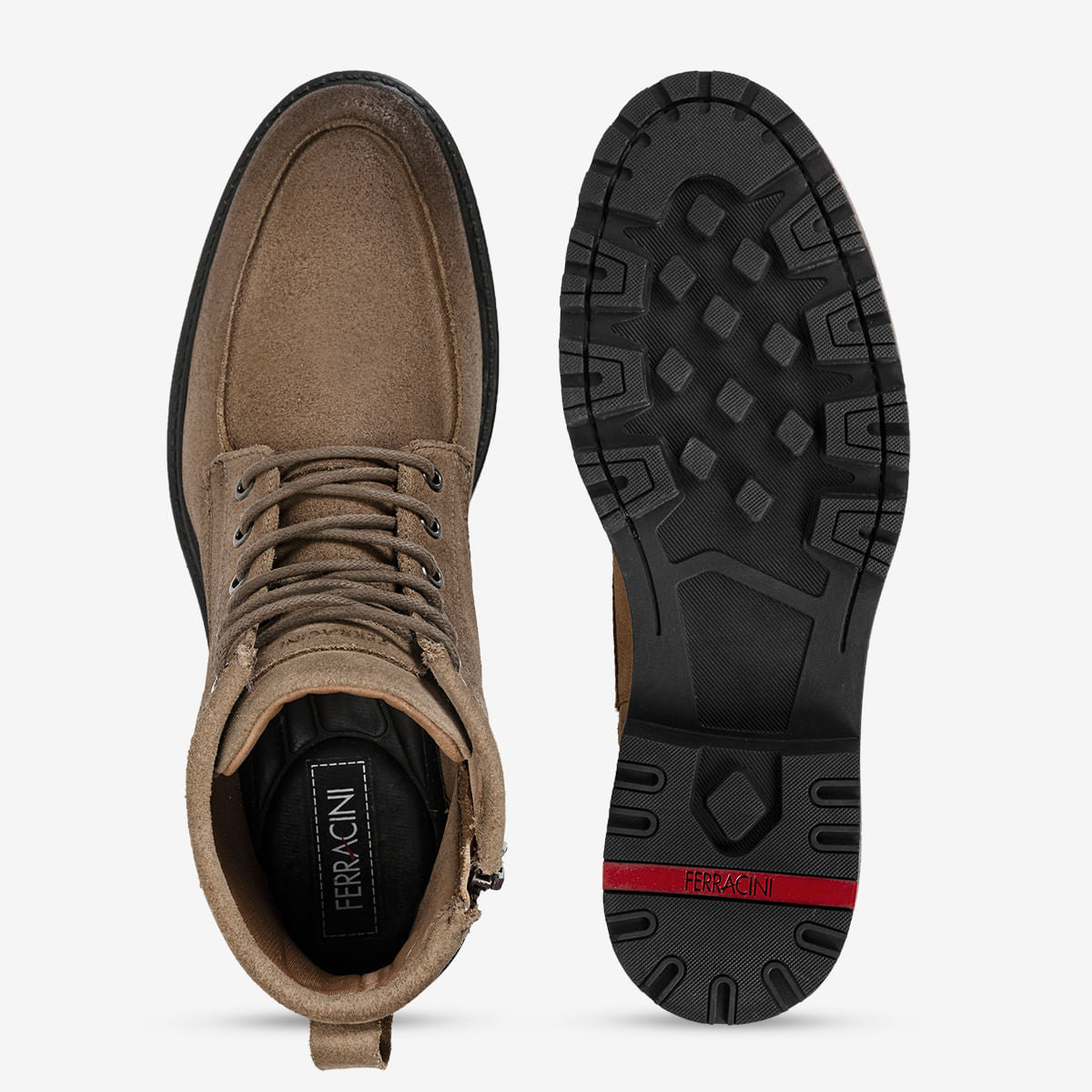 Bota Masculina de Couro Ferrugem Atenas | Ferracini - Image 4