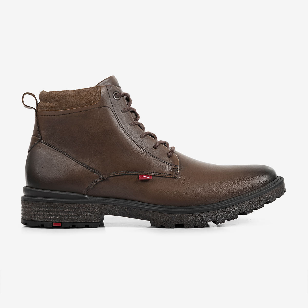 Bota Masculina de Couro Conhaque Atenas