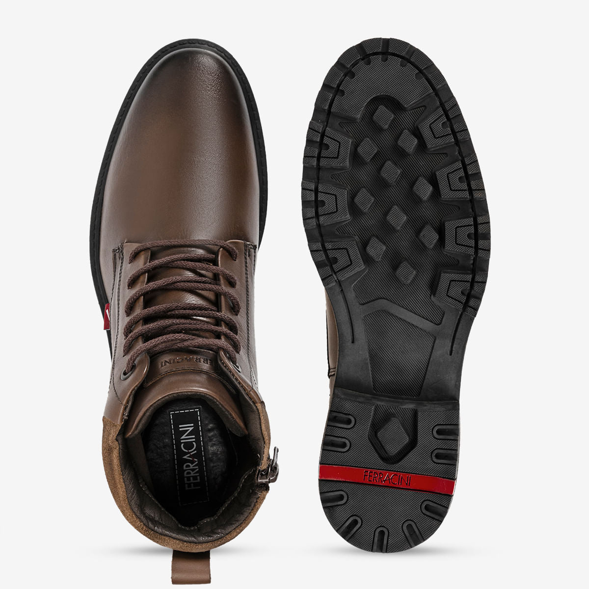 Bota Masculina de Couro Conhaque Atenas - Image 3