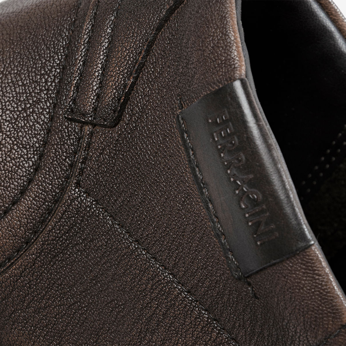 Bota Masculina de Couro Marrom Tabaco Bagdá - Image 4