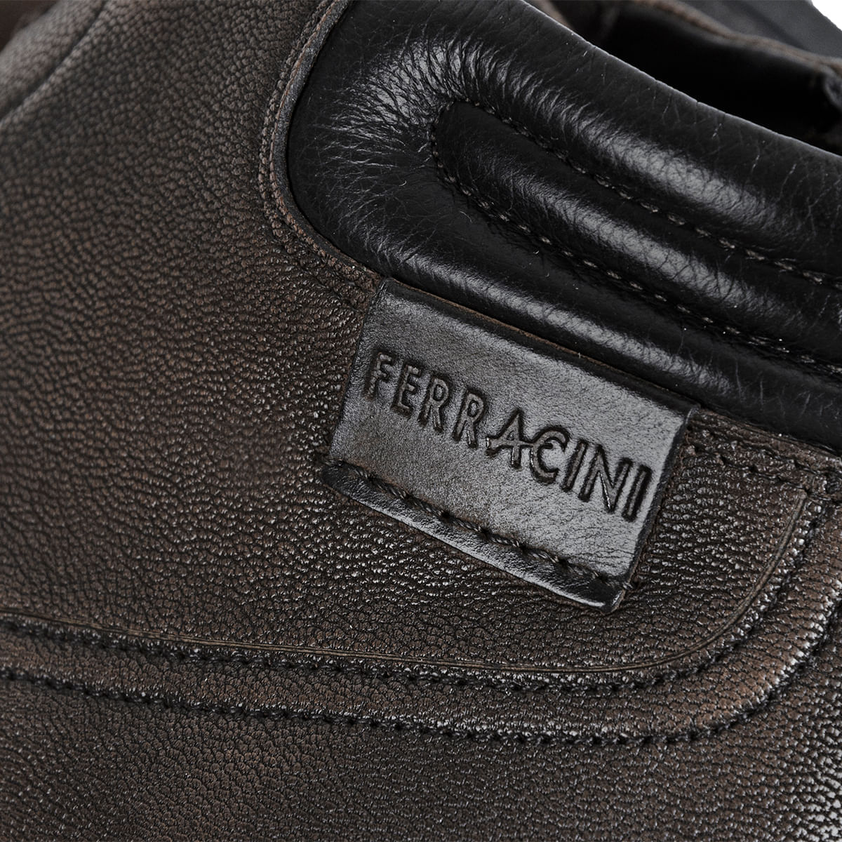 Bota Masculina de Couro Tabaco Bagdá | Ferracini - Image 4