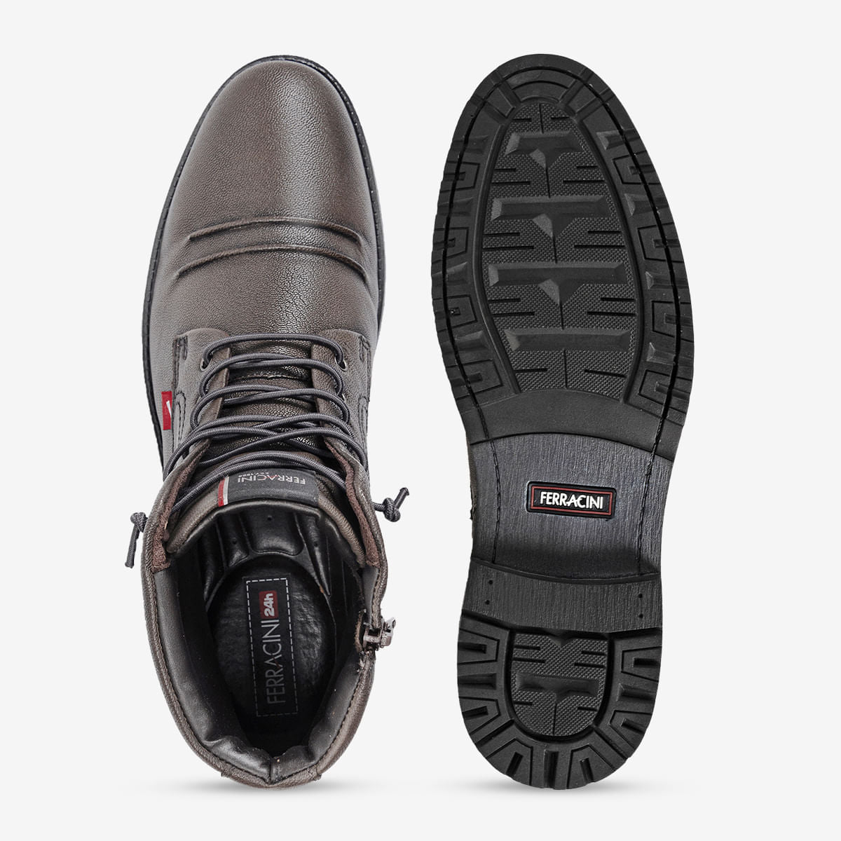 Bota Masculina de Couro Preta Petróleo Bagdá - Image 3