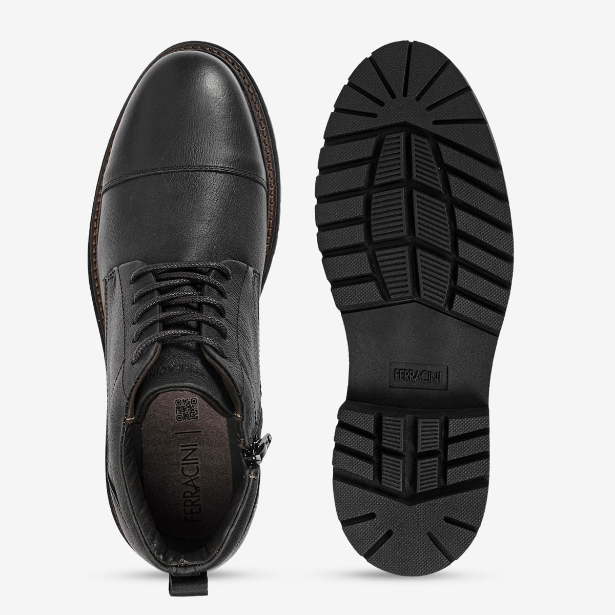 Bota Masculina de Couro Preta Forest - Image 3
