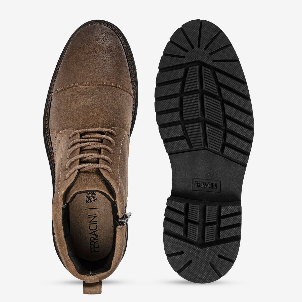 Bota Masculina de Couro Marrom Ferrugem Forest - Image 3