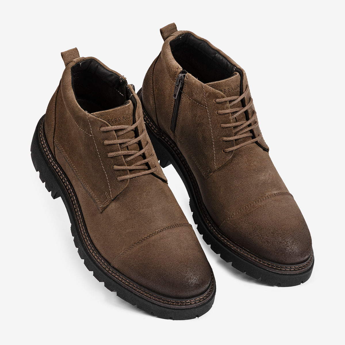 Bota Masculina de Couro Marrom Ferrugem Forest - Image 2