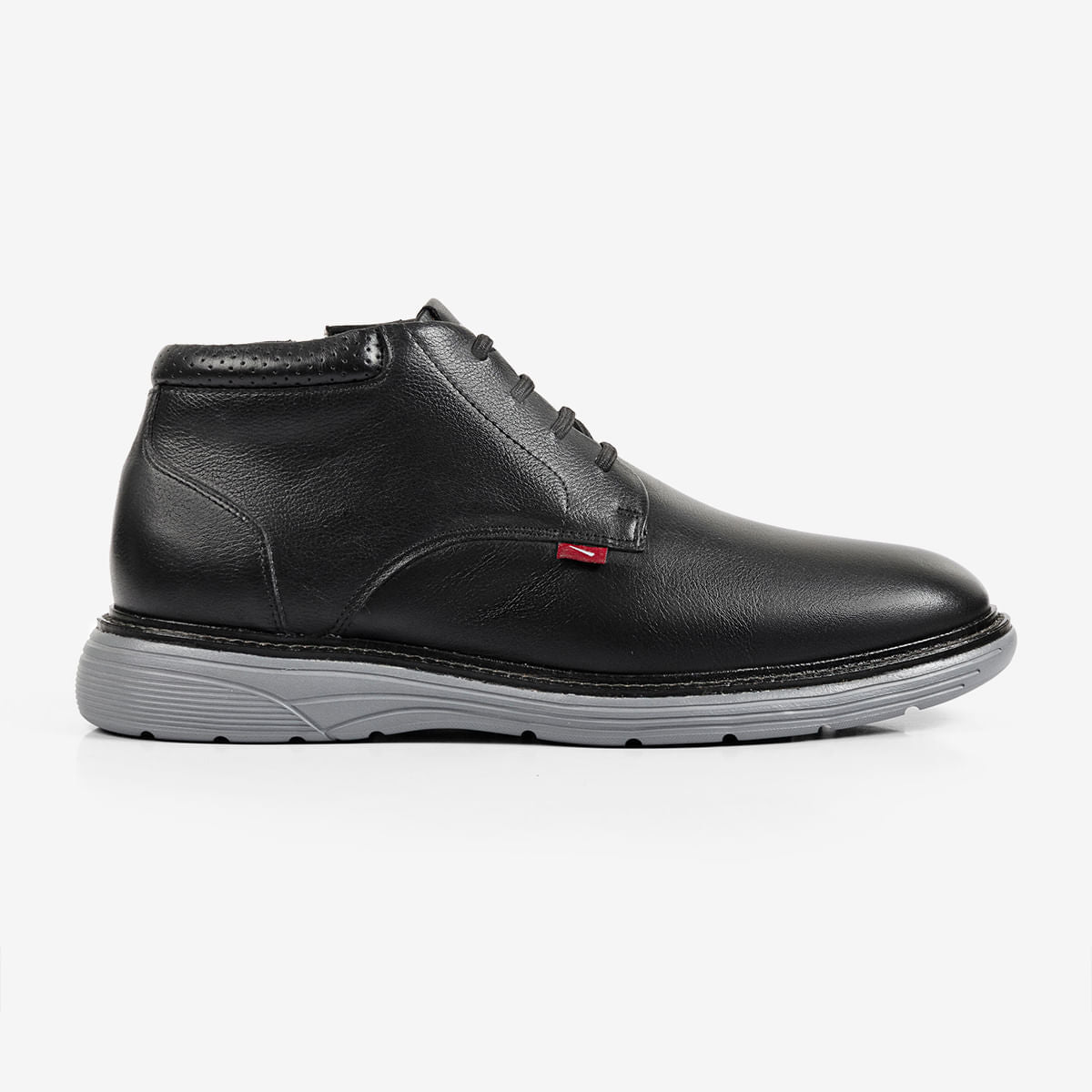 Bota Casual Masculina de Couro Preta Full | Ferracini