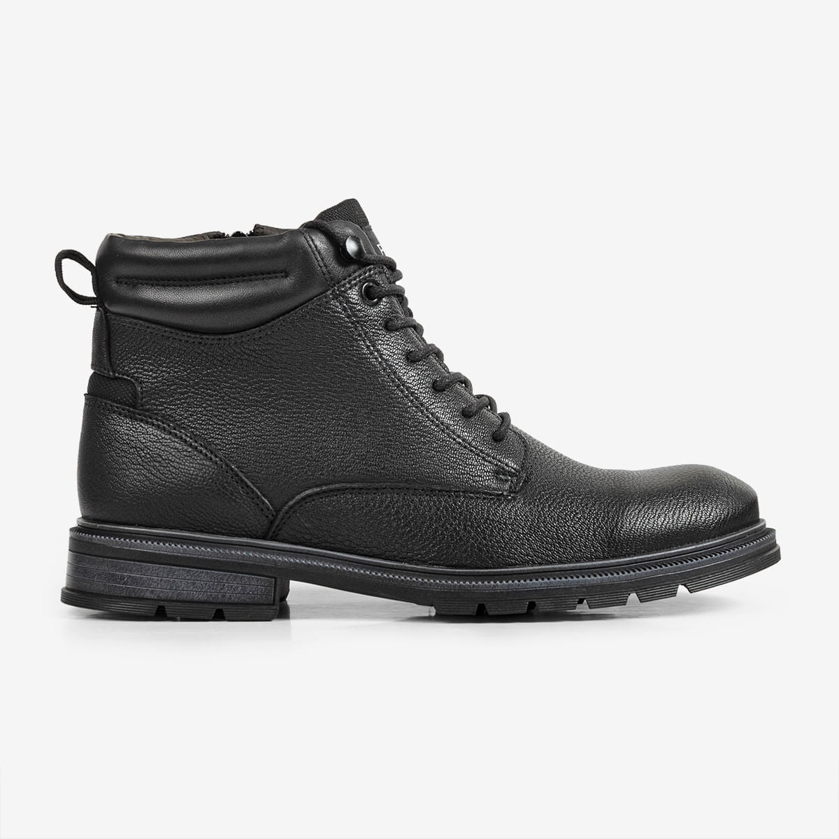 Bota Masculina de Couro Preta Columbia