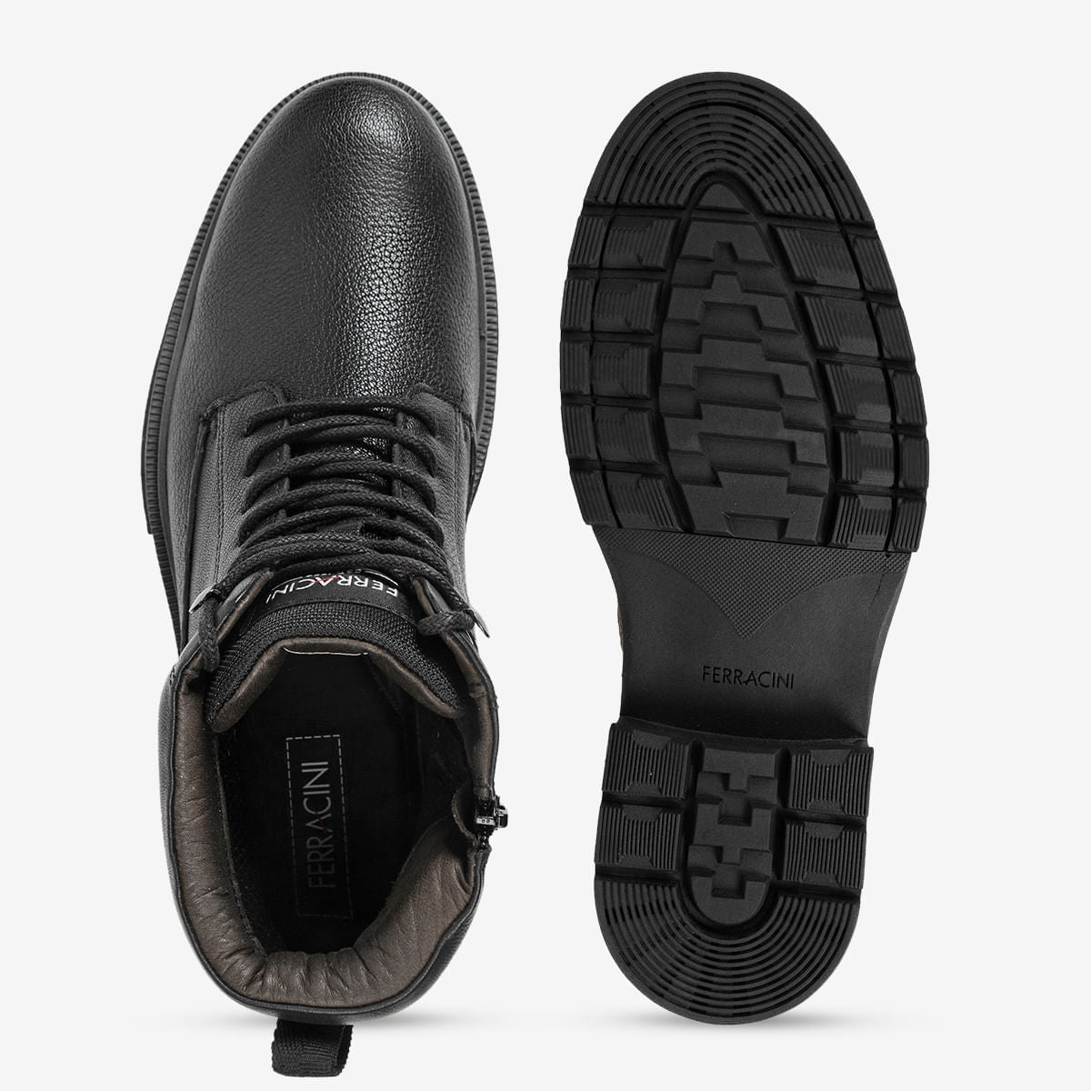 Bota Masculina de Couro Preta Columbia - Image 4