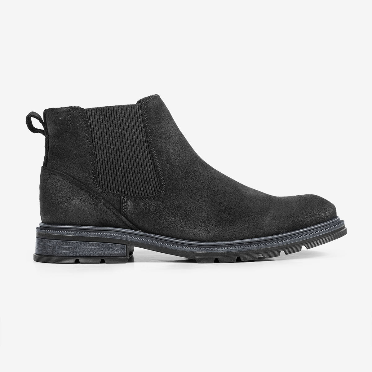 Bota Chelsea Masculina de Couro Preta Columbia
