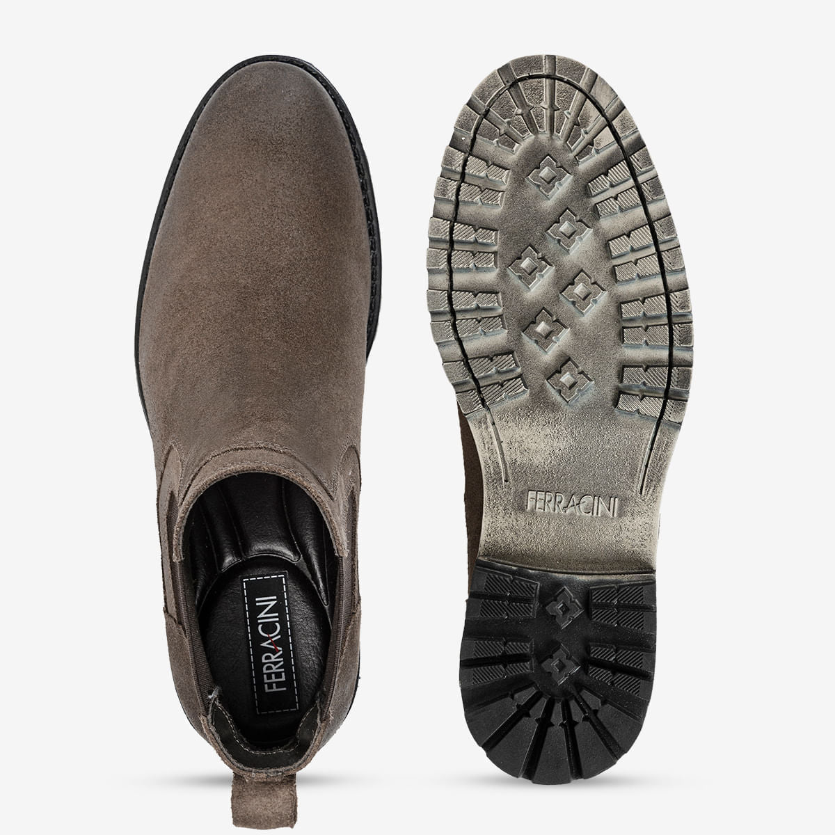 Bota Masculina de Couro Chocolate Cross | Ferracini - Image 4