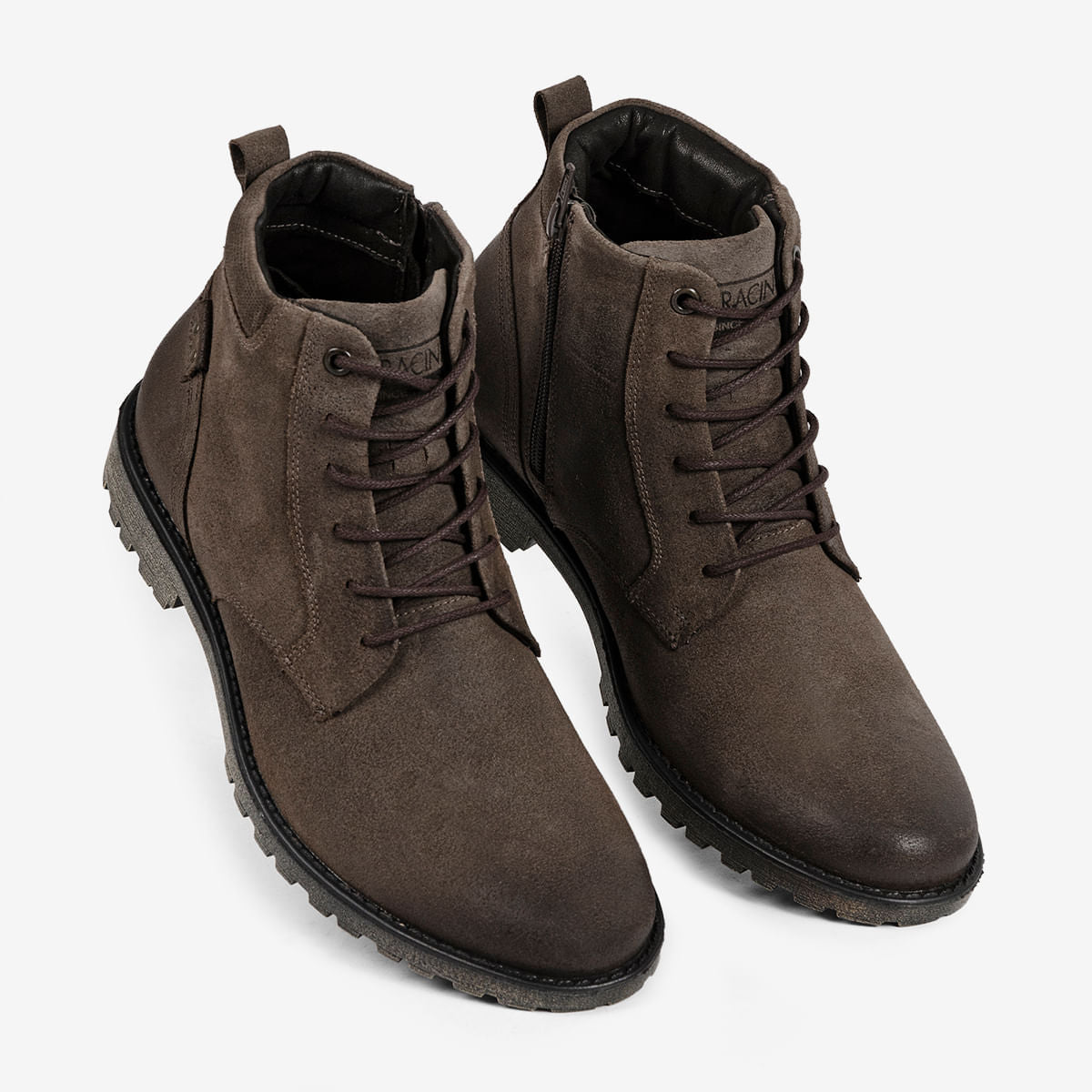 Bota Masculina de Couro Chocolate Cross - Image 2