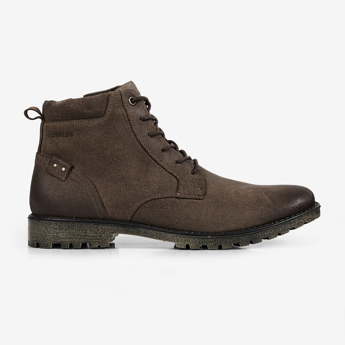 Bota Masculina de Couro Chocolate Cross