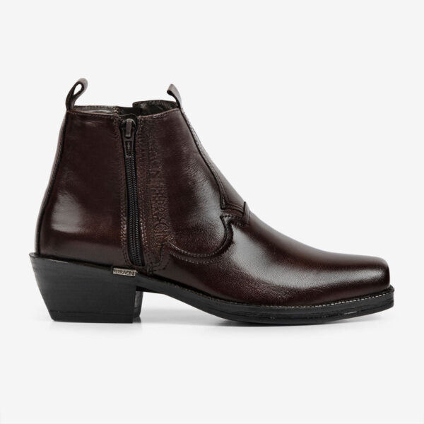 Bota Masculina de Couro Tabaco New Country