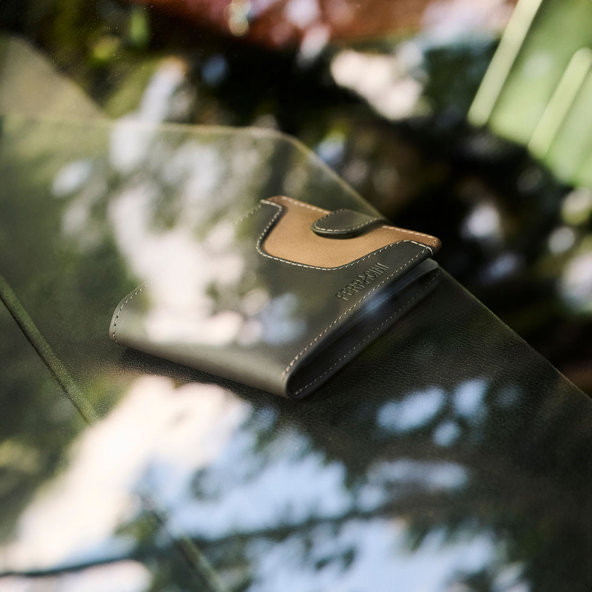 Carteira de Couro Masculina Marrom Chocolate | Ferracini - Image 5