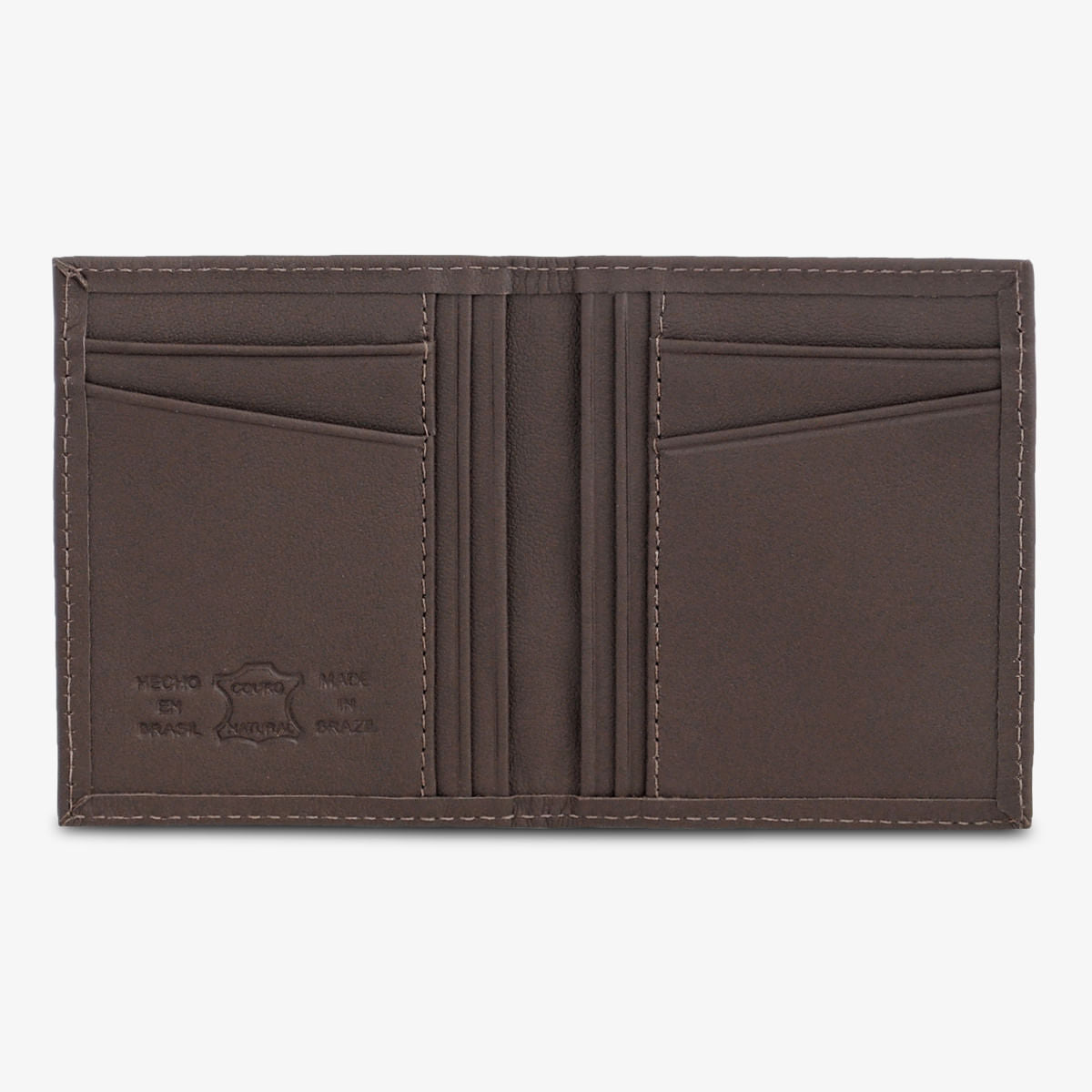 Porta Cartão em Couro Masculino Café | Ferracini - Image 2