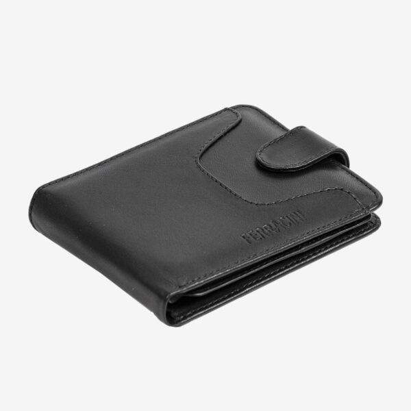 Carteira Masculina Preta de Couro | Ferracini