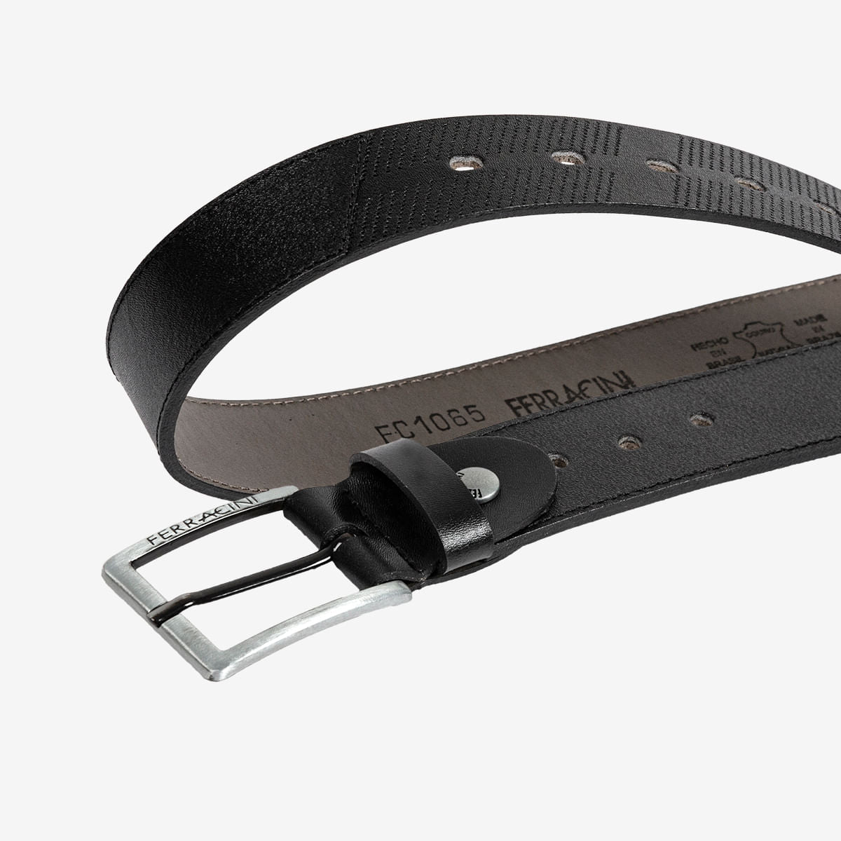 Cinto Masculino Casual Preto - Image 3
