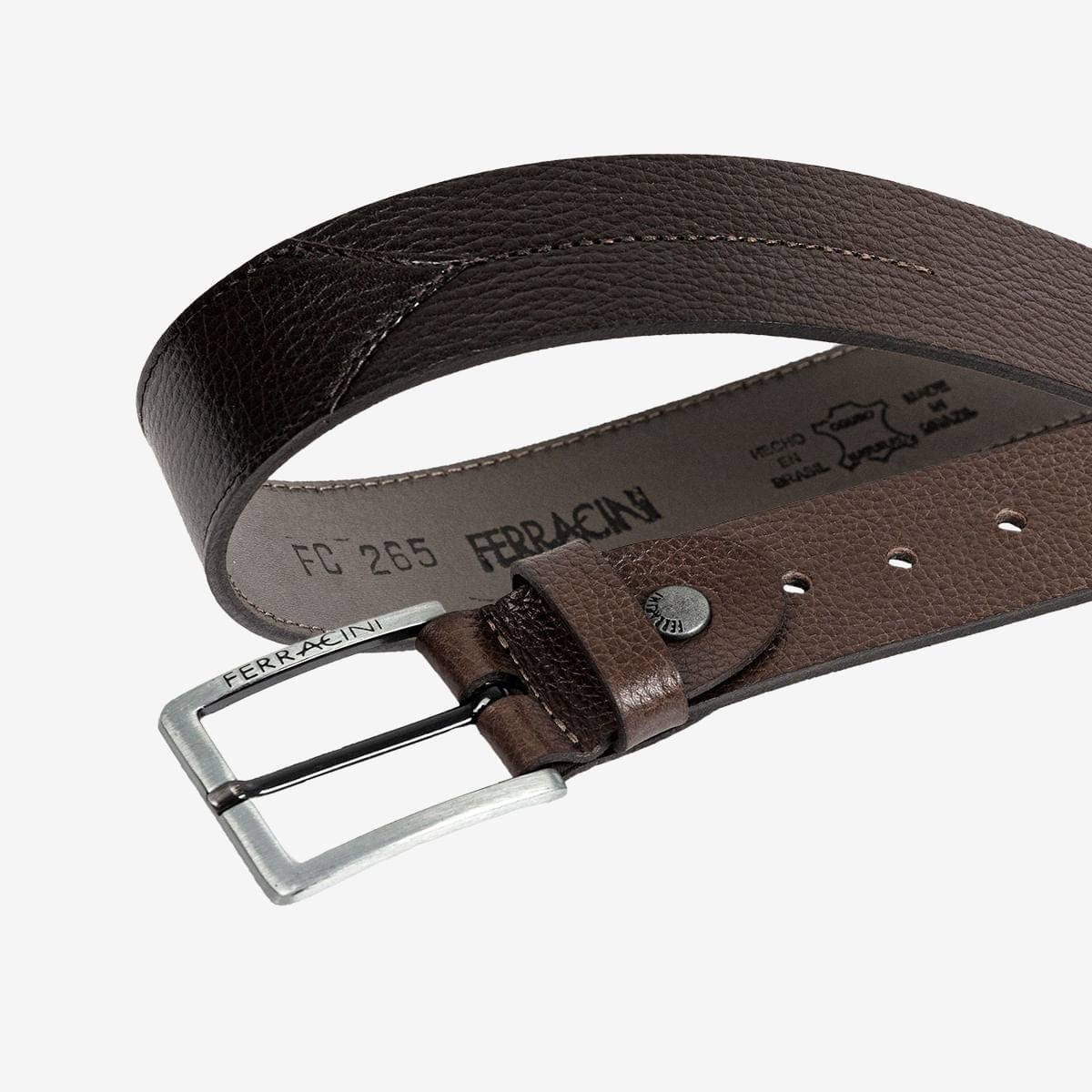 Cinto Masculino Ajustável Couro - Image 3