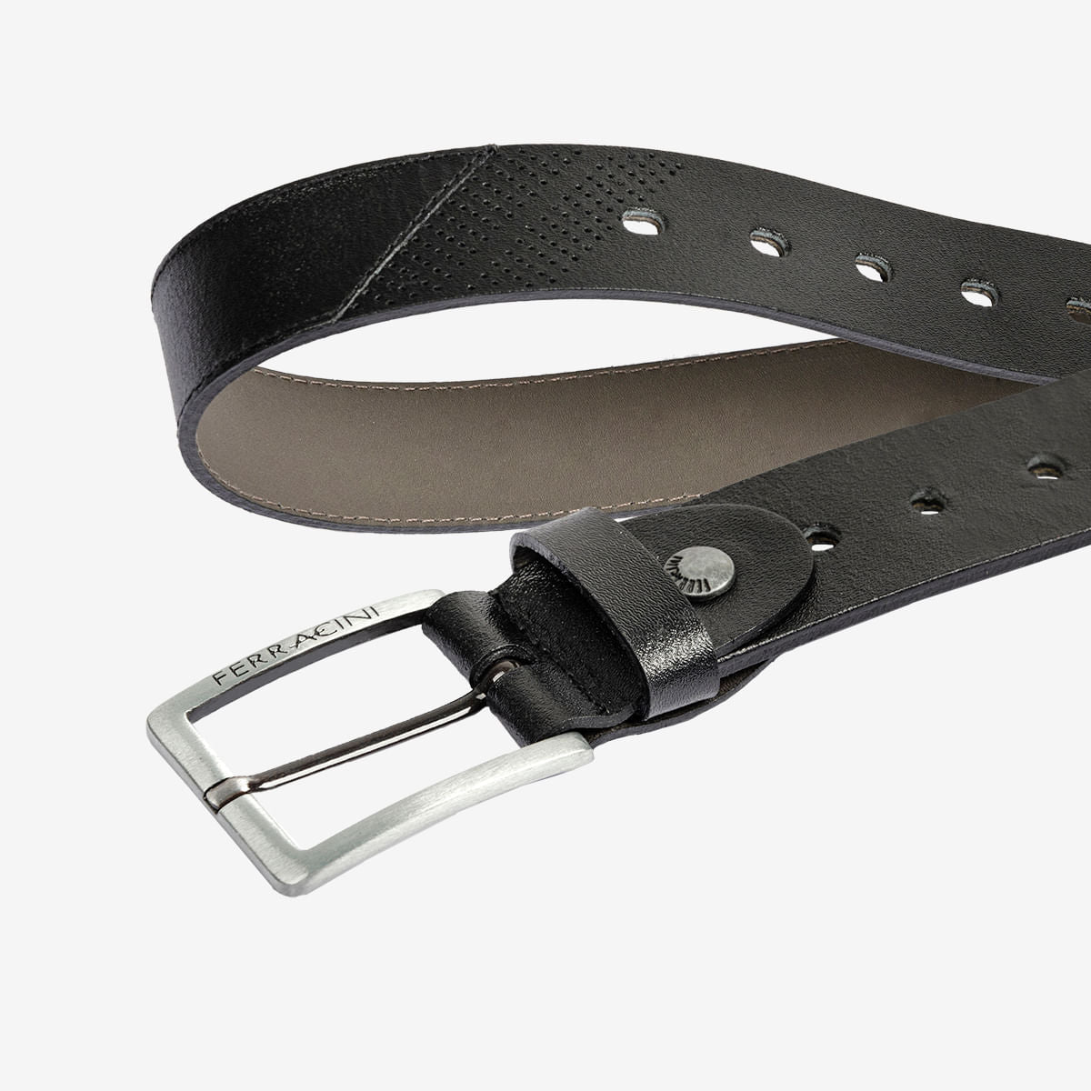 Cinto Masculino Preto Moderno - Image 3