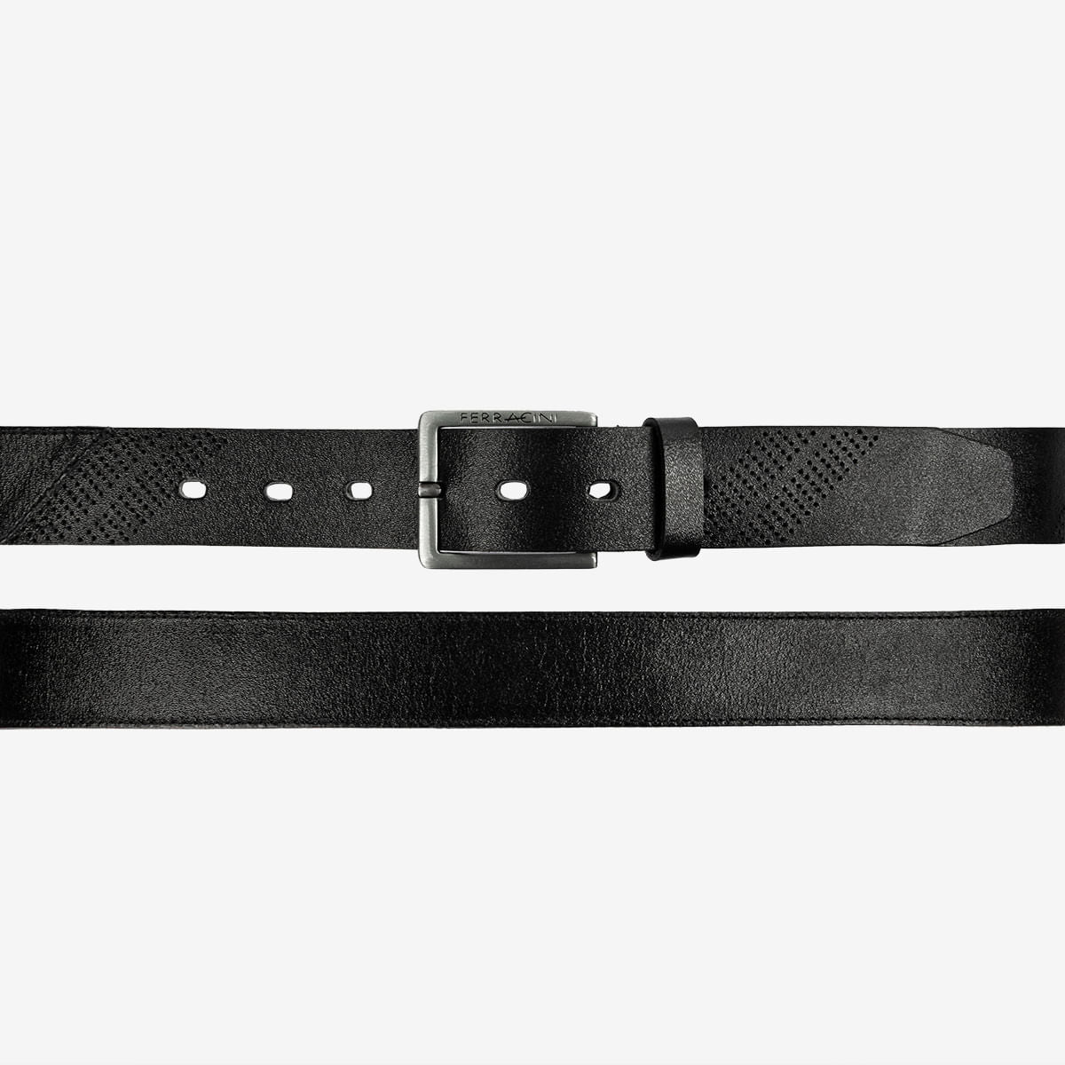 Cinto Masculino Preto Moderno - Image 2