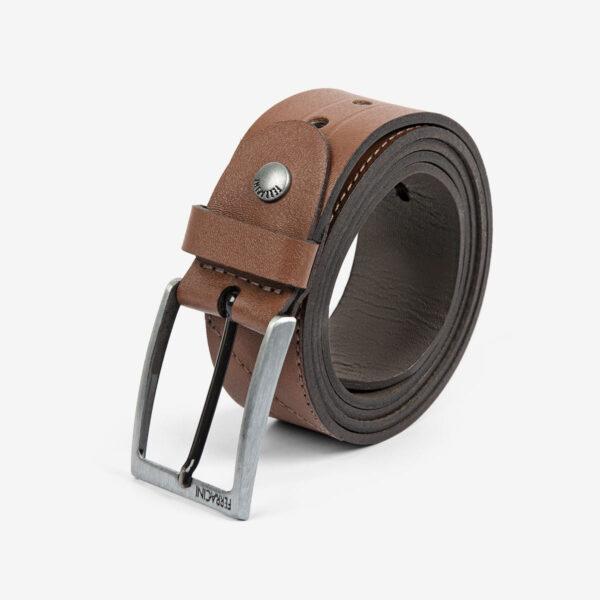 Cinto Casual Masculino Couro Havana
