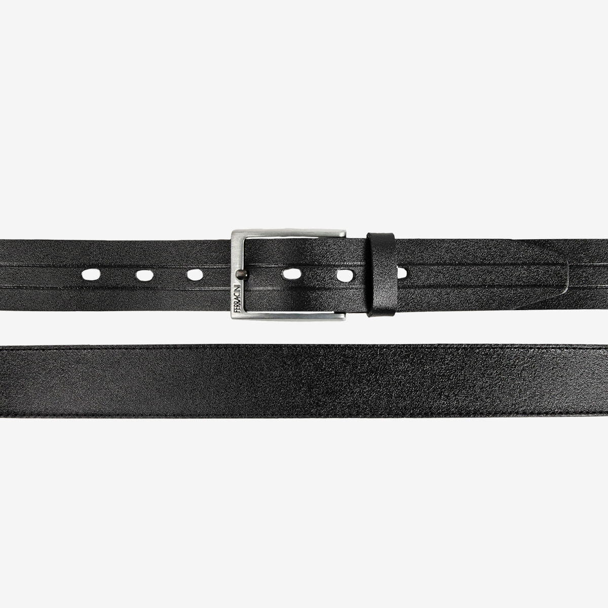 Cinto Masculino de Couro Preto - Image 3