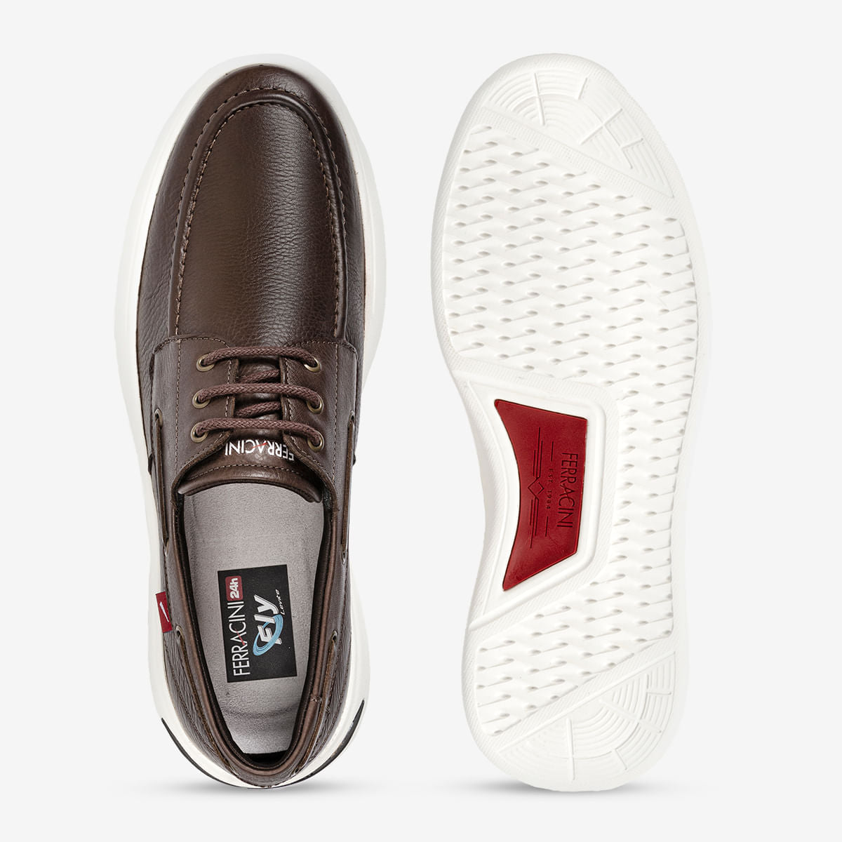 Dockside Masculino de Couro Café Buzios - Image 3