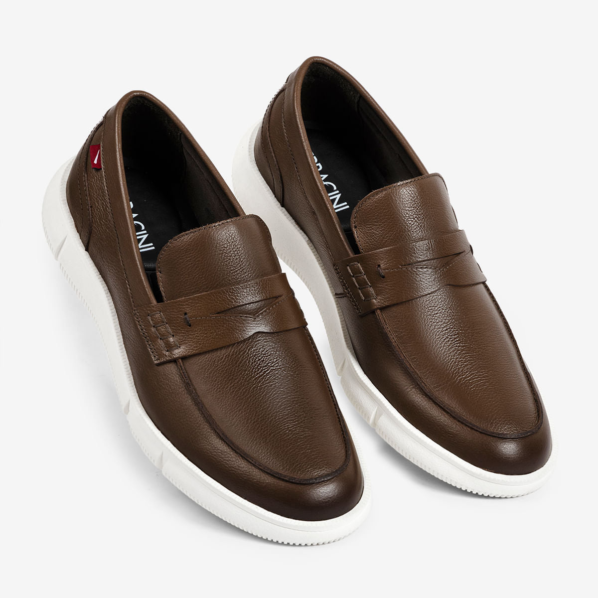 Loafer Masculino de Couro Conhaque Gante | Ferracini - Image 3