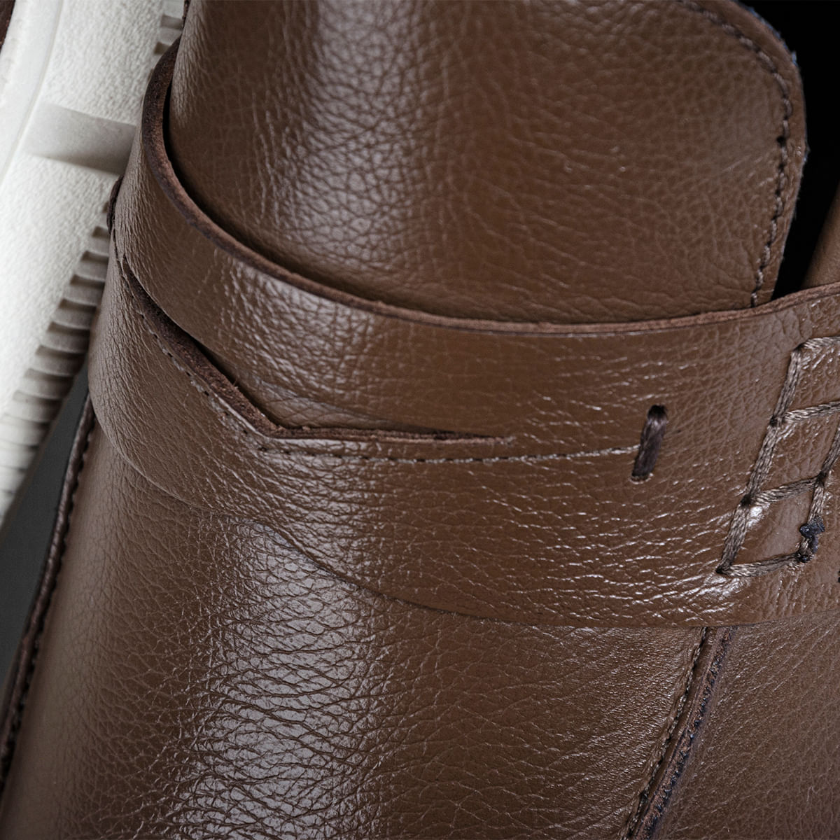 Loafer Masculino de Couro Conhaque Gante | Ferracini - Image 4