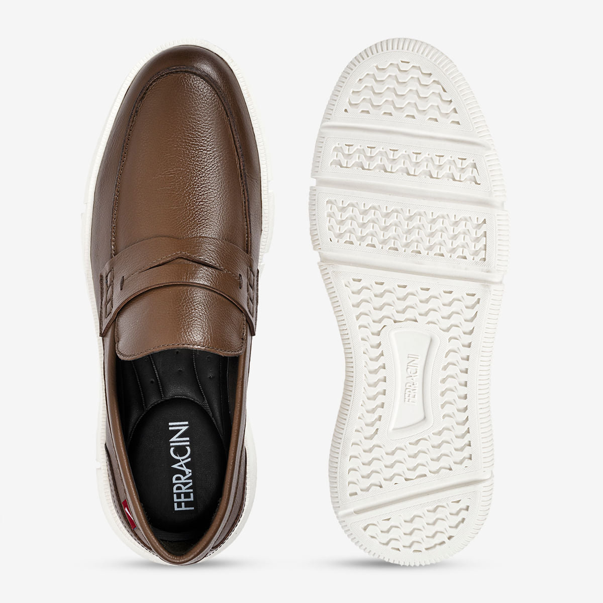 Loafer Masculino de Couro Conhaque Gante | Ferracini - Image 2