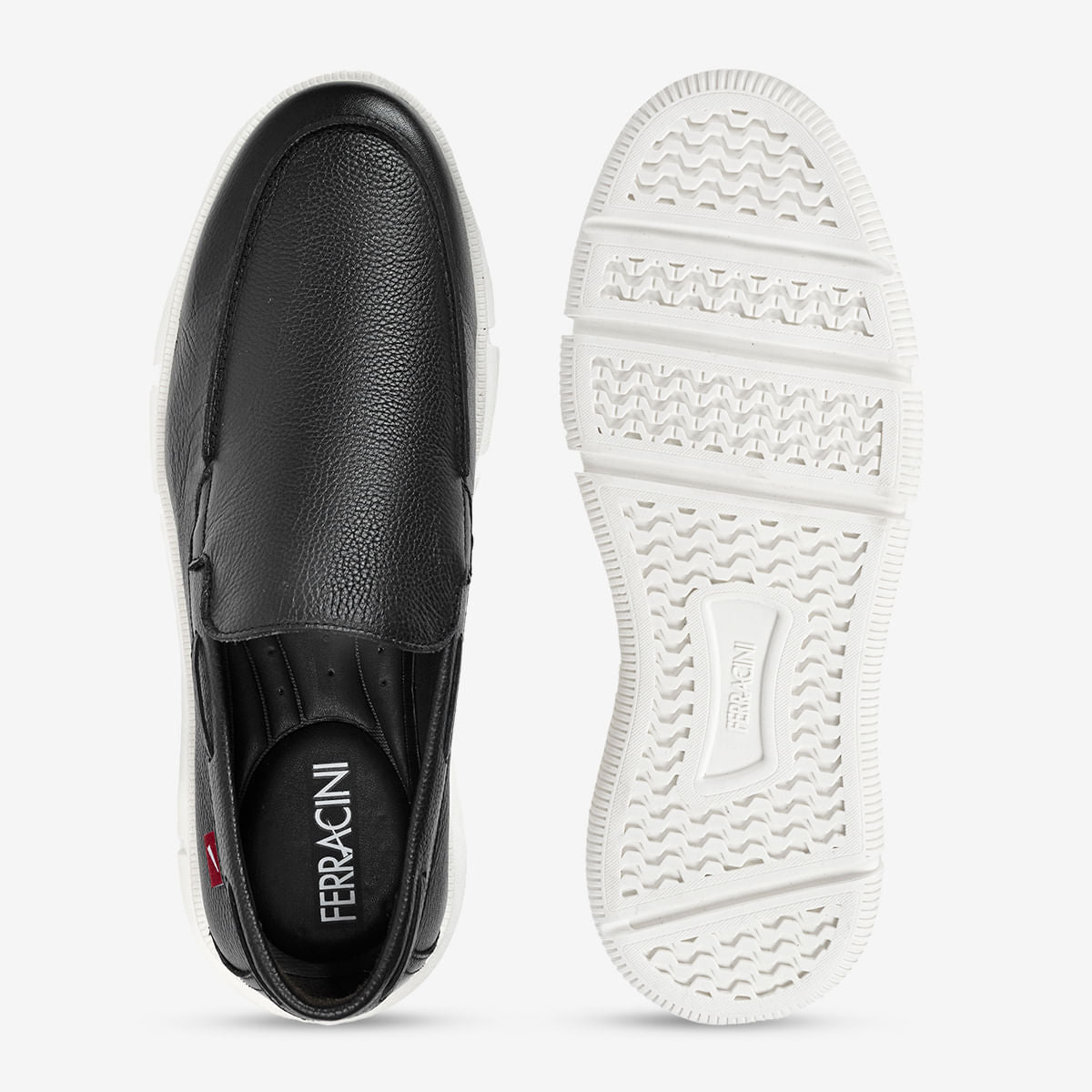 Loafer Masculino de Couro Preto Gante | Ferracini - Image 2
