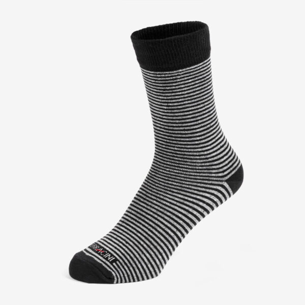 Meia Masculina Preta/ Cinza | Ferracini