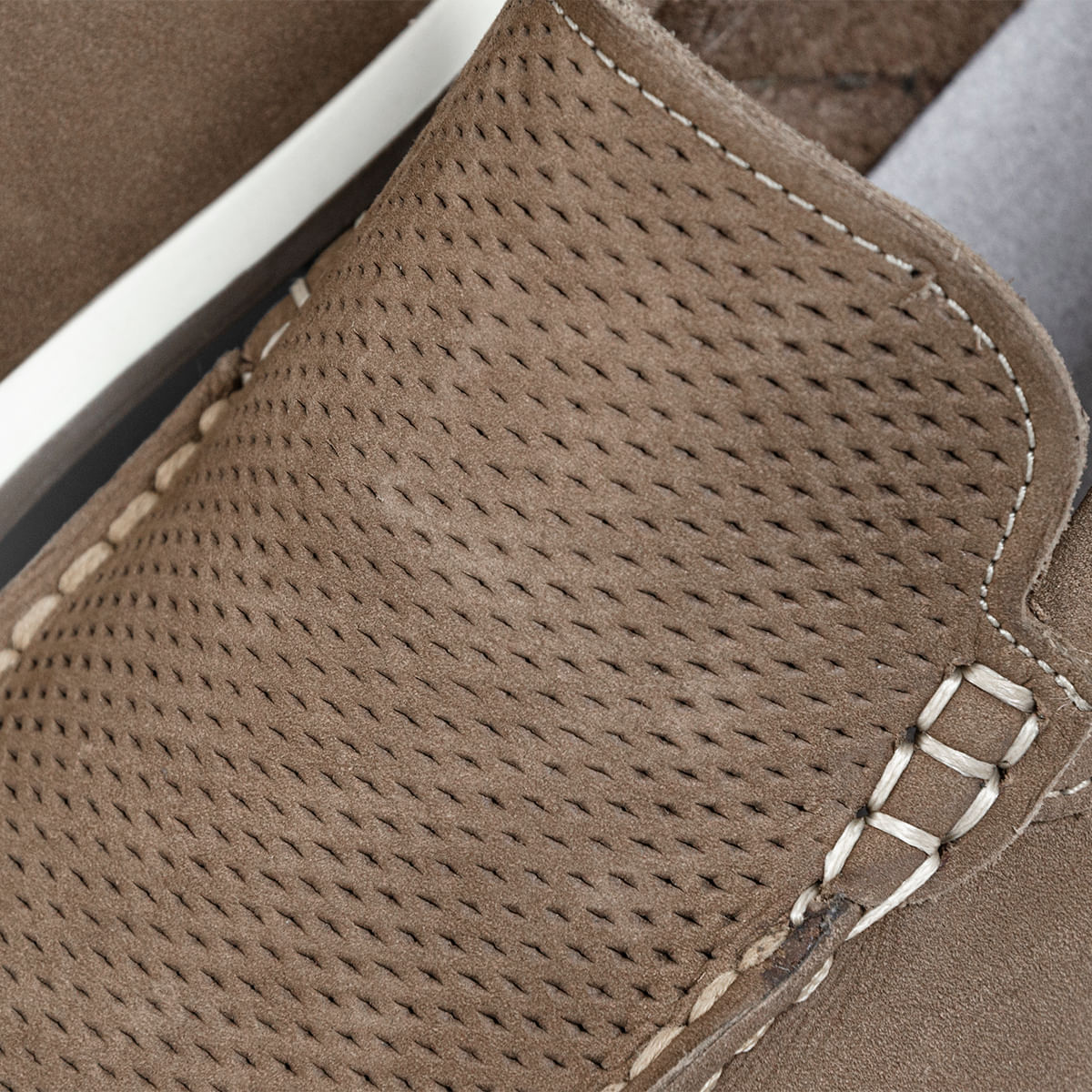 Mocassim Masculino de Couro Marrom Claro Astral | Ferracini - Image 4