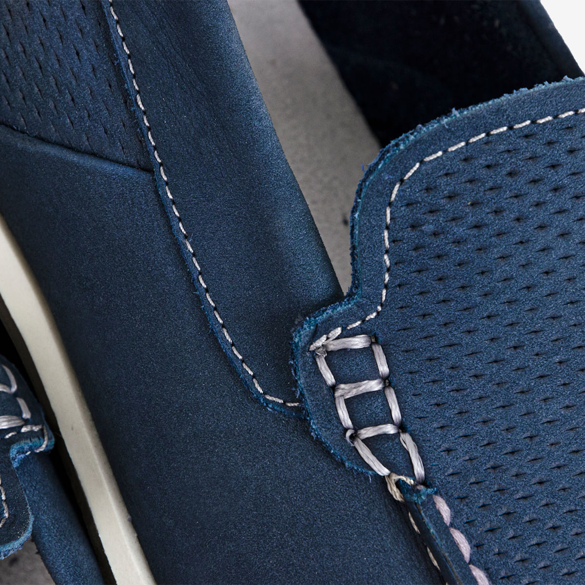 Mocassim Masculino de Couro Marinho Astral | Ferracini - Image 4