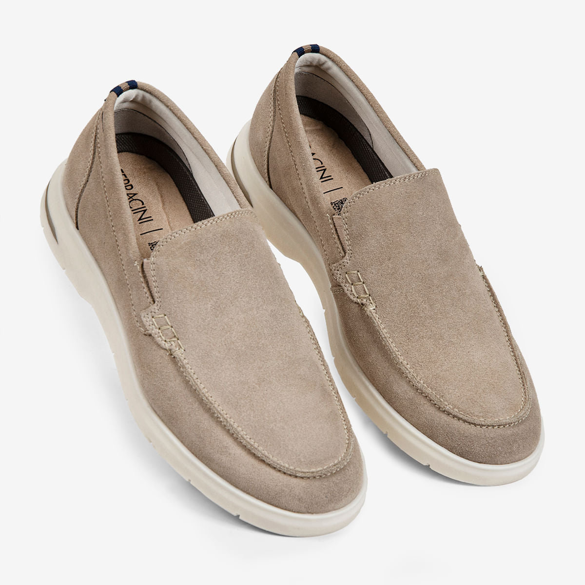 Mocassim Masculino em Camurça Nude Malta Plus - Image 3