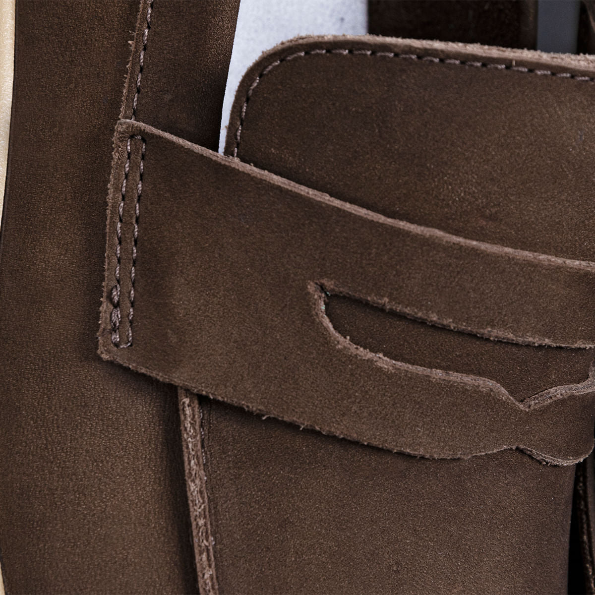 Mocassim Masculino de Couro Café Prisma - Image 4