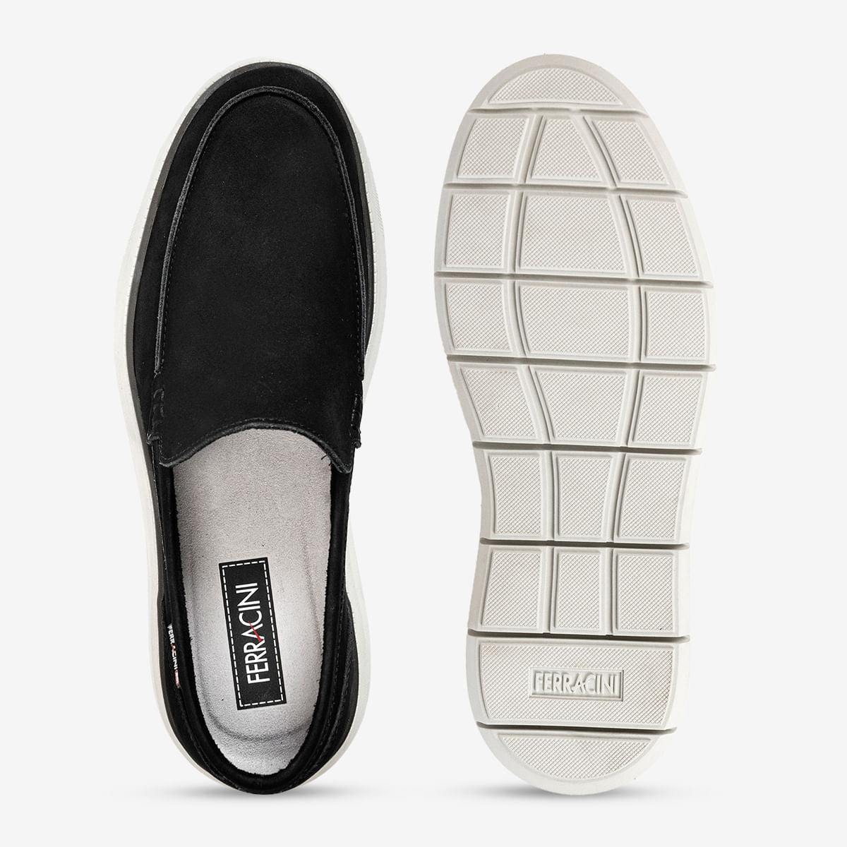 Mocassim Masculino de Couro Preto Prisma - Image 3